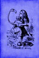 Alice in Wonderland Journal - Alice and The Flamingo (Blue)
