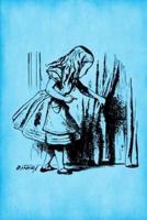 Alice in Wonderland Journal - Alice and The Secret Door (Bright Blue)