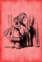 Alice in Wonderland Journal - Alice and The Secret Door (Red)