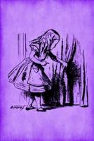 Alice in Wonderland Journal - Alice and The Secret Door (Purple)