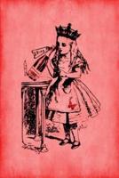 Alice in Wonderland Journal - Party Girl Alice (Red)