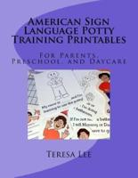 American Sign Language Potty Training Printables