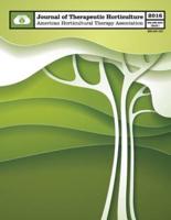 Ahta Journal of Therapeutic Horticulture Volume XXVI Issue I