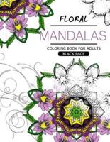 Floral Mandalas Coloring Book For Adults
