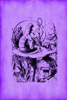 Alice in Wonderland Journal - Alice and the Caterpillar (Purple)
