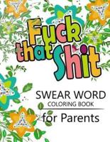 Swear Word Coloring Book for Parents