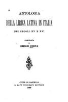 Antologia Della Lirica Latina in Italia, Nei Secoli XV E XVI