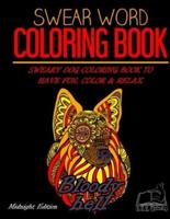 Swear Word Coloring Book (Midnight Edition)