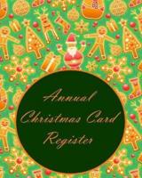 Annual Christmas Card Register