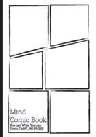 Mind Comic Book - 7 X 10 80 P, 9 Panel, Blank Comic Books, Create by Yoursel
