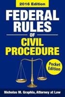 Federal Rules of Civil Procedure 2016, Pocket Edition