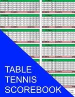 Table Tennis Scorebook