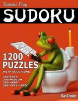 Famous Frog Sudoku 1,200 Puzzles. 300 Easy, 300 Medium, 300 Hard & 300 Very Hard