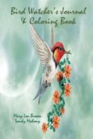 Bird Watcher's Journal & Coloring Book