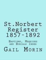 St.Norbert, Manitoba Register 1857-1892