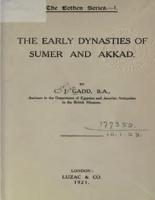 The Early Dynasties of Sumer and Akkad