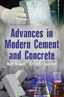 Advances in Modern Cement and Concrete