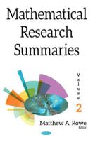 Mathematical Research Summaries. Volume 2