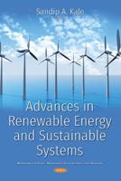 Advances in Renewable Energy and Sustainable Systems