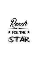 Reach for the Star, Notebook, Diary, Small Journal Series, 64P, 5"X8"