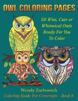 Owl Coloring Pages