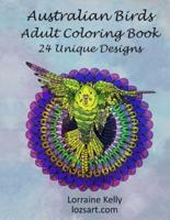 Australian Birds Adult Coloring Book