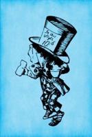 Alice in Wonderland Journal - Mad Hatter (Bright Blue)