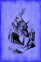 Alice in Wonderland Journal - White Rabbit (Blue)