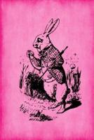 Alice in Wonderland Journal - White Rabbit (Pink)