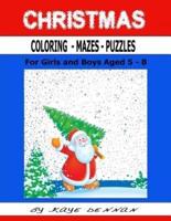 Christmas Coloring - Mazes - Puzzles