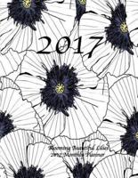 Blooming Beautiful Lilies 2017 Monthly Planner