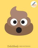 Poop Emoji Notebook by Deko Blanks