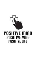 Positive Mind Vibes Life, Graph Paper Notebook, Diary, Small Journal, 64P, 5X8