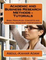 Academic and Business Research Methods - Tutorials