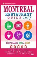 Montreal Restaurant Guide 2017