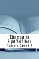 Kindergarten Sight Word Book