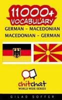 11000+ German - Macedonian Macedonian - German Vocabulary