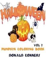 Pumpkin Coloring Book - Halloween Vol 1