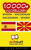10000+ Spanish - Macedonian Macedonian - Spanish Vocabulary