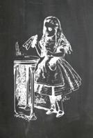 Alice in Wonderland Chalkboard Journal - Drink Me!