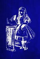 Alice in Wonderland Chalkboard Journal - Drink Me! (Blue)
