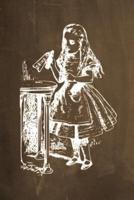 Alice in Wonderland Chalkboard Journal - Drink Me! (Brown)
