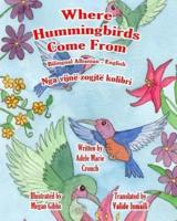 Where Hummingbirds Come From Bilingual Albanian English