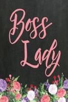 Chalkboard Journal - Boss Lady (Salmon)