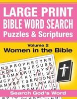 LARGE PRINT - Bible Word Search Puzzles With Scriptures, Volume 2