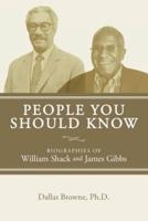 People You Should Know