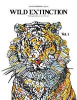 WILD EXTINCTION Adult Coloring & Facts