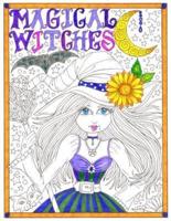 Magical Witches Coloring Book