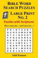Bible Word Search Puzzles, Large Print No. 2