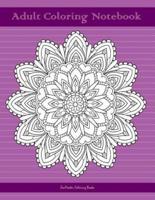 Adult Coloring Notebook (Purple Edition)